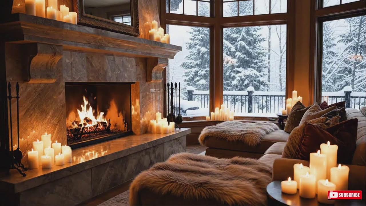 Fall Asleep in This Cozy Winter Cabin ❄️🔥