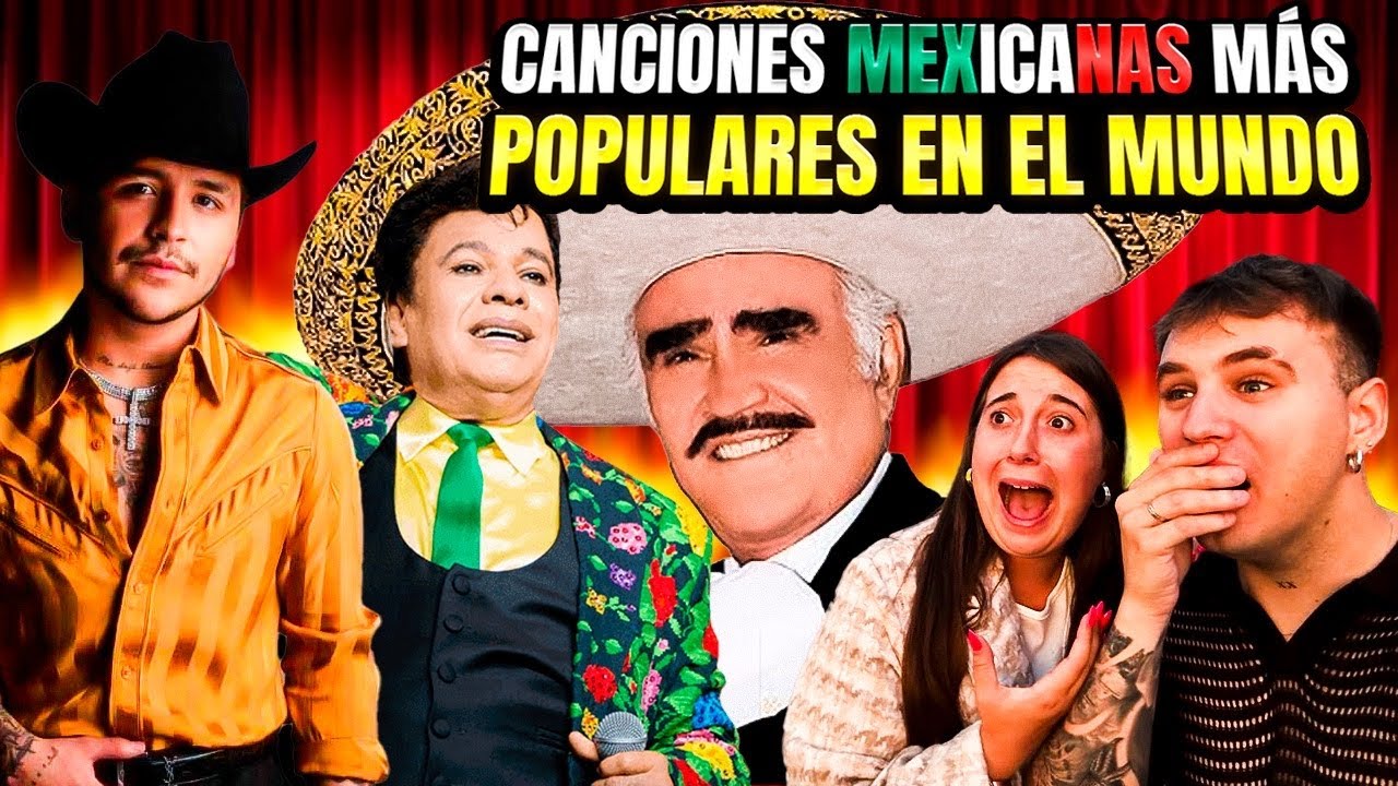 CANCIONES MEXICANAS MÁS POPULARES EN EL MUNDO 🇲🇽😱 **México tiene la mejor música**