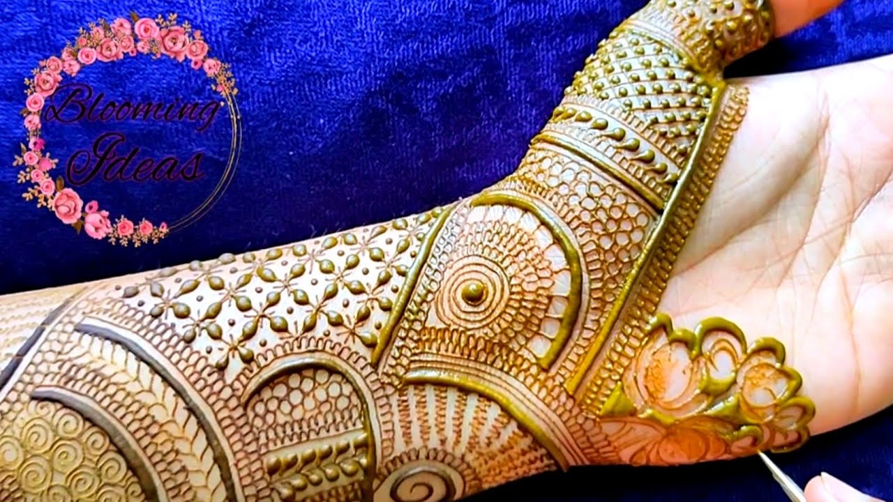 Gorgeous mehndi design || Bridal mehndi design || full hand mehndi design