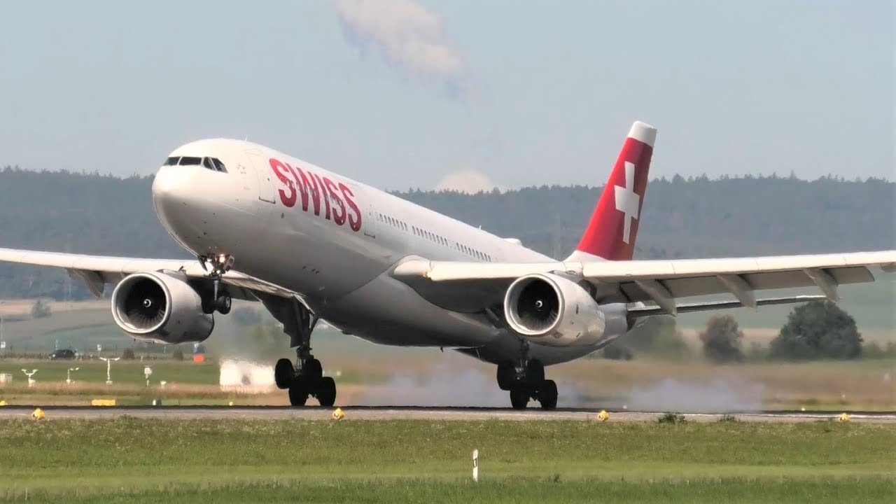 MORNING ARRIVALS at ZURICH AIRPORT
