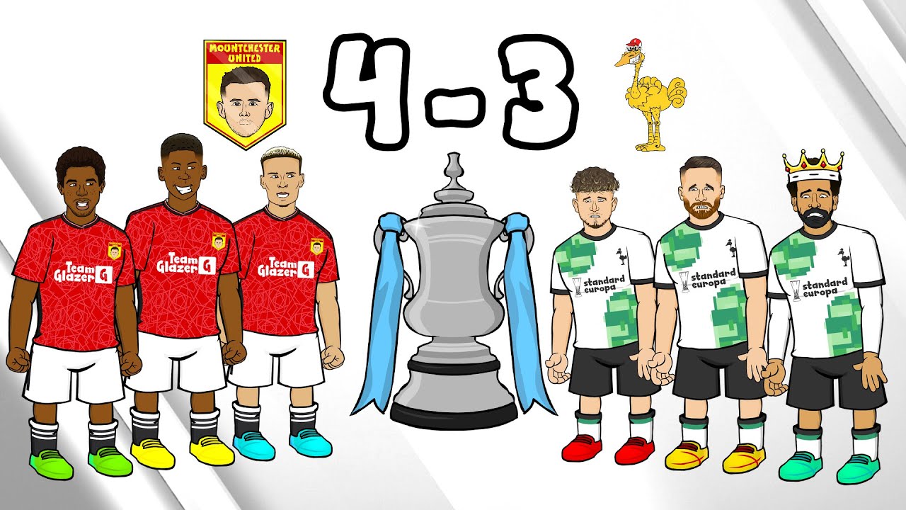 Manchester United 4-3 Liverpool (FA Cup 23-24 Parody Diallo Goal Goals Highlights Song)