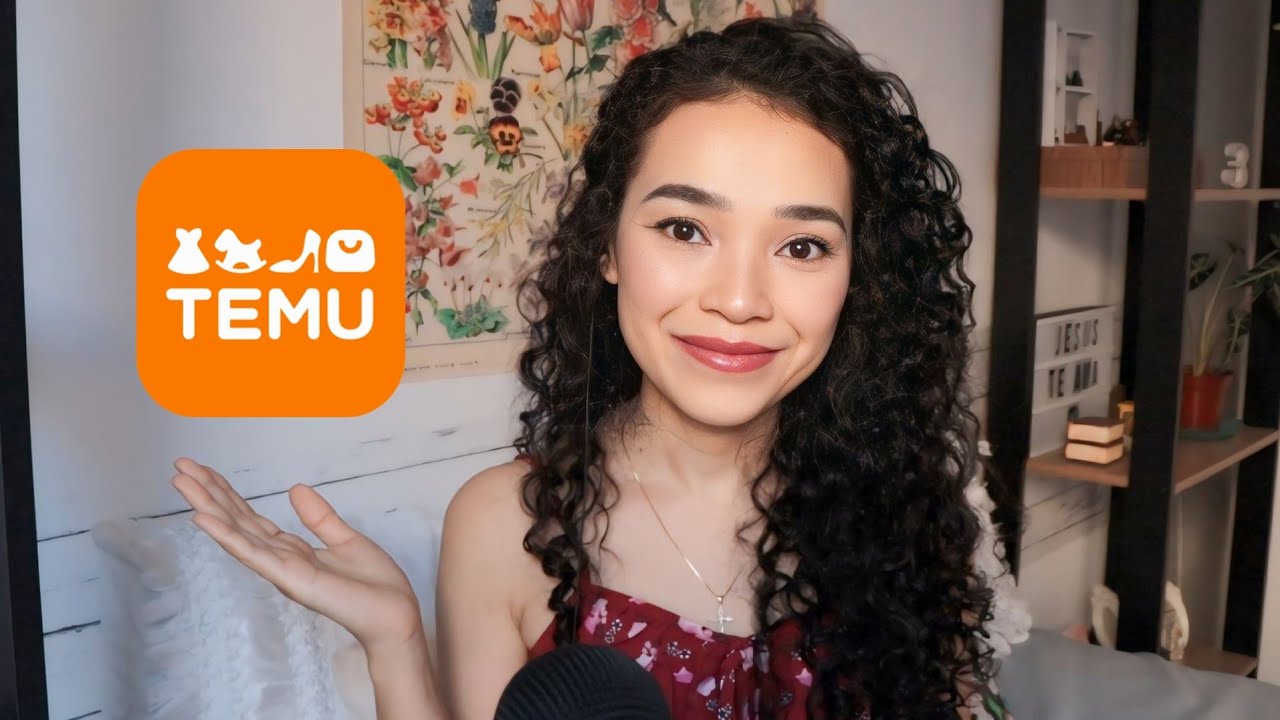 ASMR • Unboxing minha primeira compra na TEMU (vale a pena?)