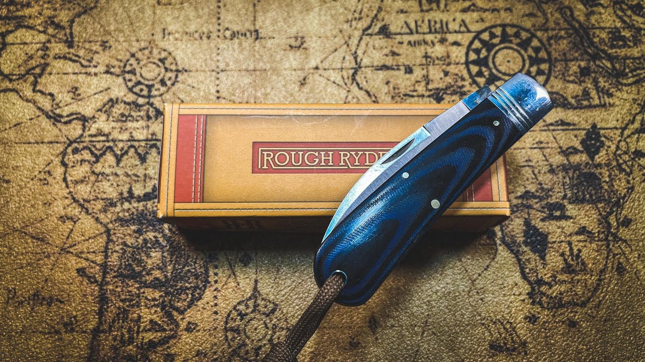 Die Rough Ryder Losbude Ep. 7 / RR2181 Denim Micarta Work Knife