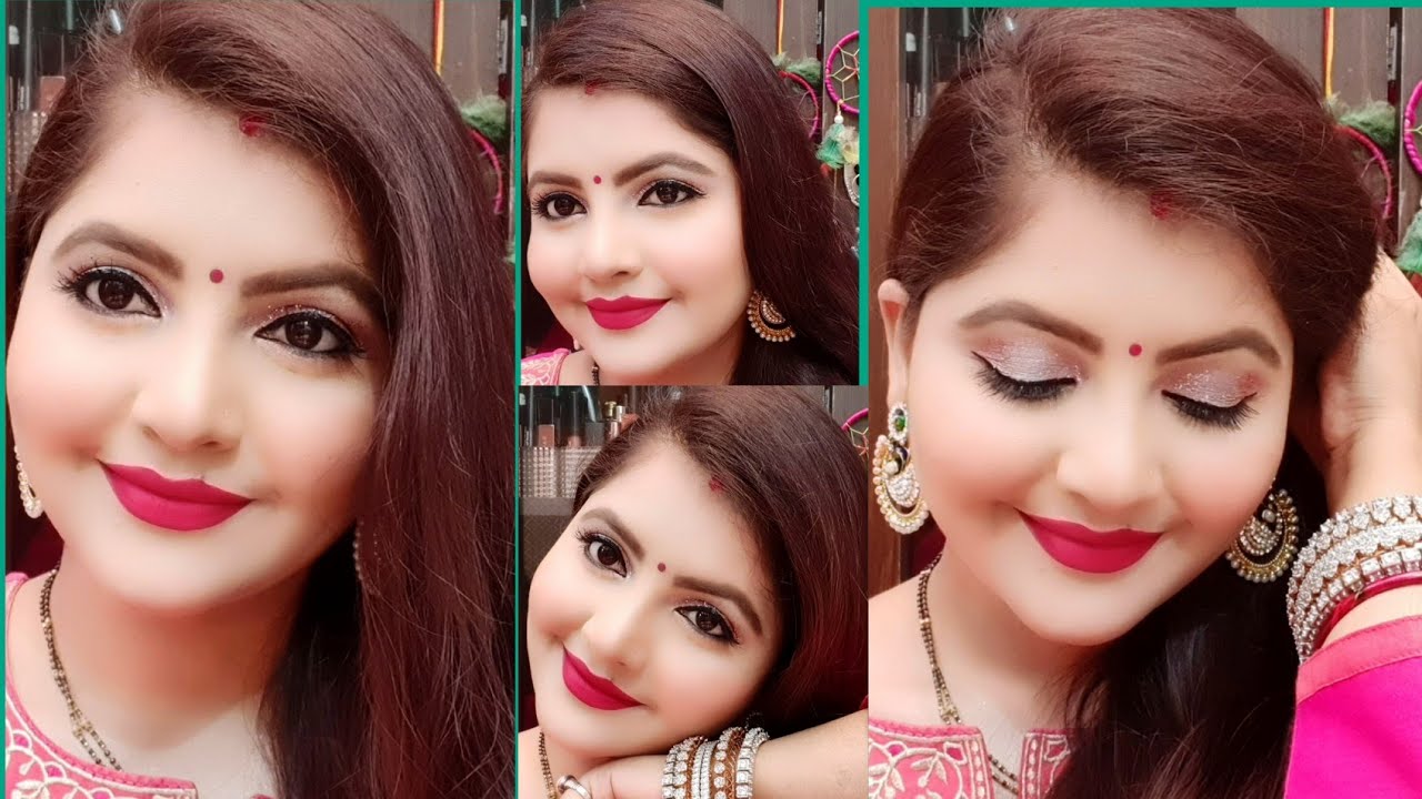 karwachauth makeup look | makeup for summers | RARA | traditional bridal makeup for newlyweds