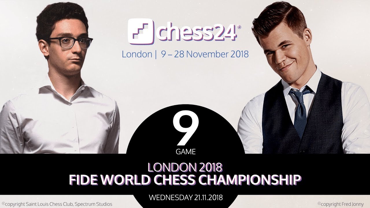 Carlsen-Caruana Game 9 - 2018 FIDE World Chess Championship