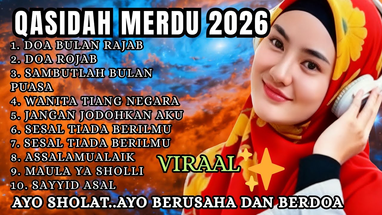 MENYAMBUT BULAN PUASA- DO'A ROJAB ✨️ QASIDAH GAMBUS MERDU 2026 PALING BANYAK DI CARI DAN DI DENGAR 