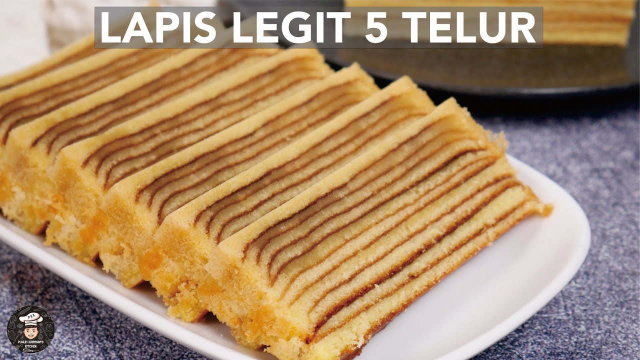 Resep Lapis Legit Ekonomis 5 TELUR Aja!!! Takaran Sendok!!!