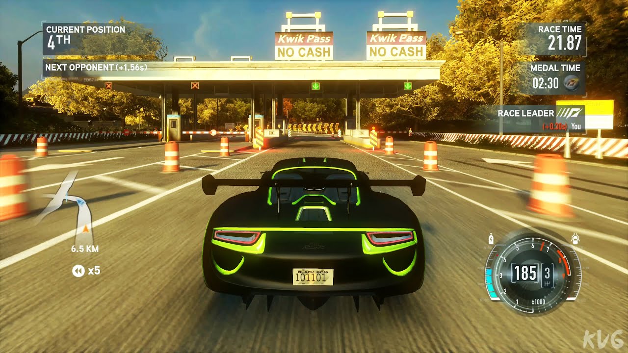 Need for Speed: The Run - Porsche 918 RSR (Signature Edition - Binary) 2011 - Gameplay