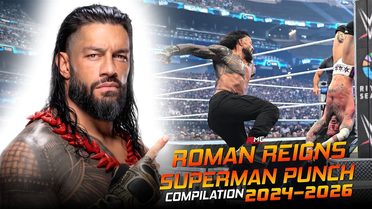Roman Reigns - Superman Punch Compilation 2024-2026 (So Far) | By Acknowledge Me