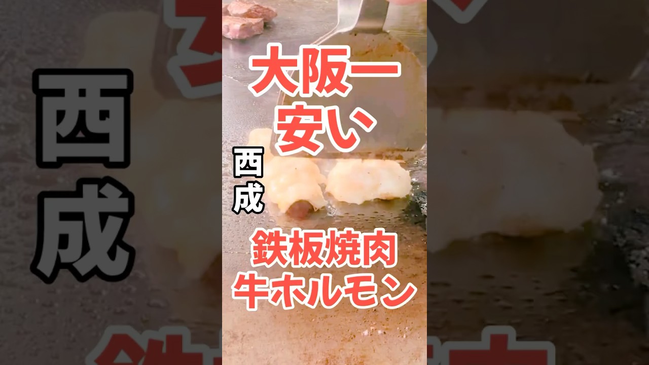大阪最強ホルモン！#おすすめ#大阪グルメ#西成#ホルモン#ホルモン航#Japan#gourmet#ゴリゴリ君