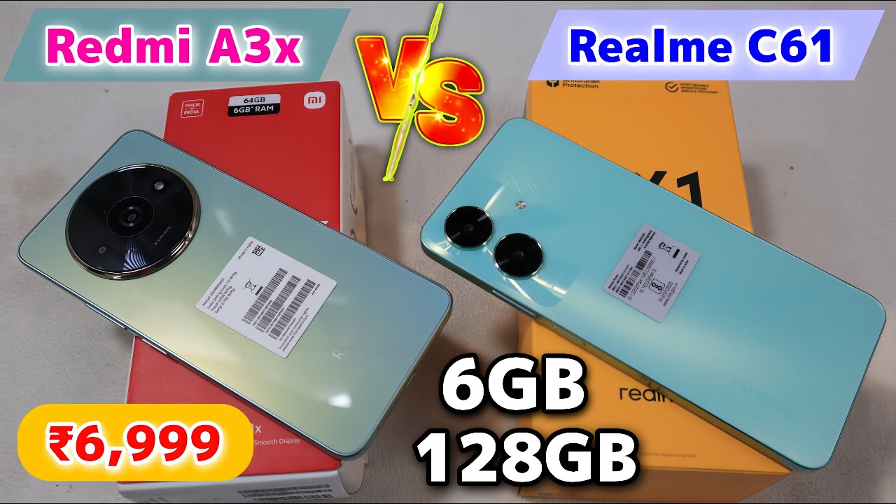 Redmi A3x Vs Realme C61 Compression || Which Should You Buy ?