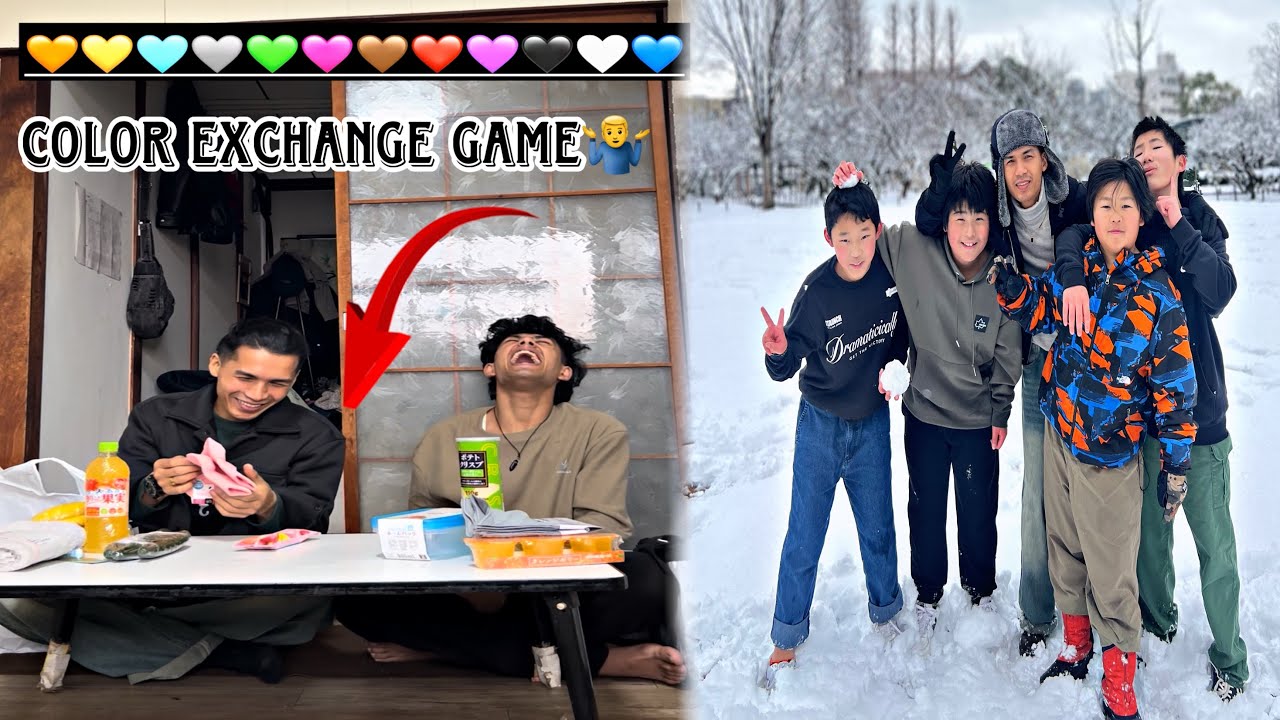 Colors exchange game khelda akdum ramailo vayo😂look at the view 😱@Bishalvlogs302 
