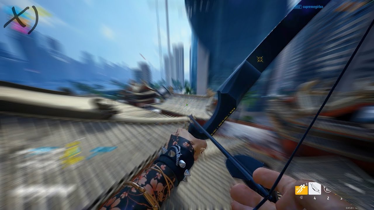 Using the NEW Buffed Bow with Movement