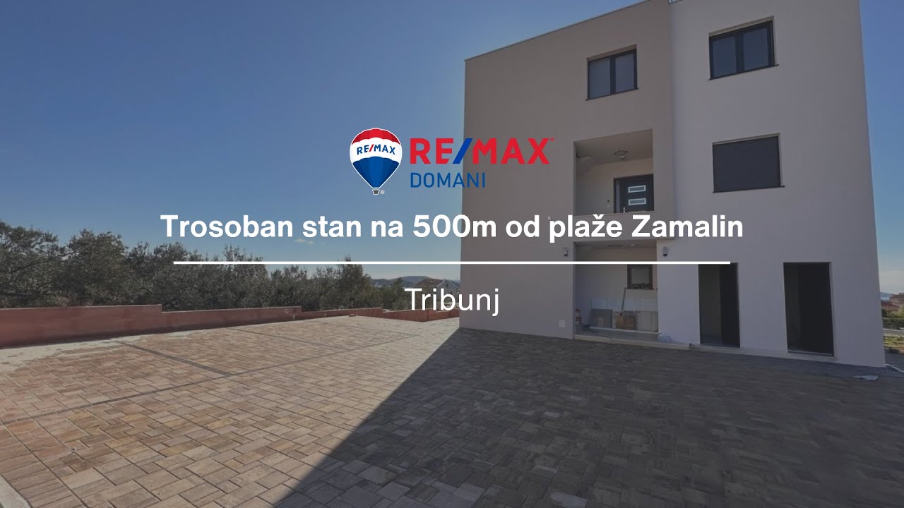 Trosoban stan na 500m od plaže Zamalin - Tribunj