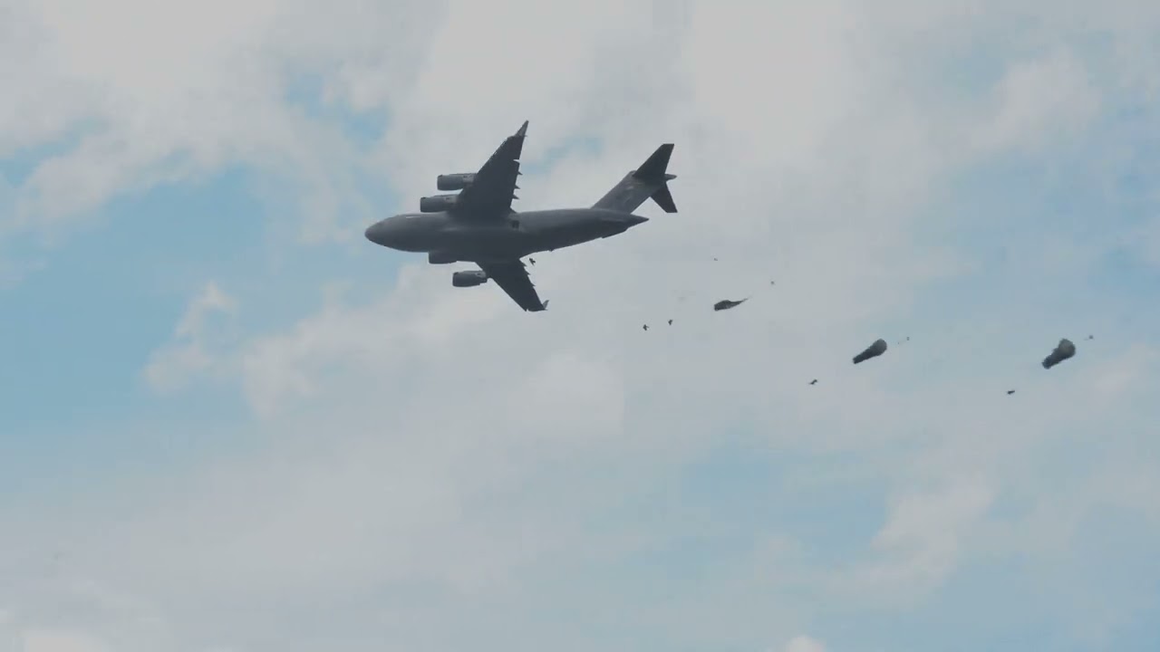 U.S Army Paratroopers at Malemute Drop Zone