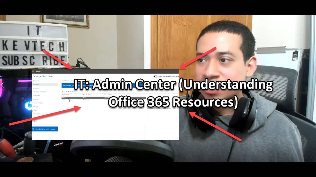 IT: Admin Center (Understanding Office 365 Resources)