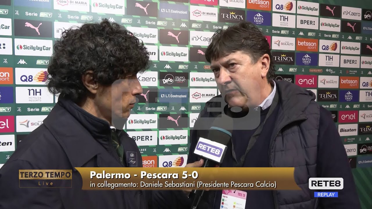Palermo - Pescara 5-0 91° Sebastiani: 