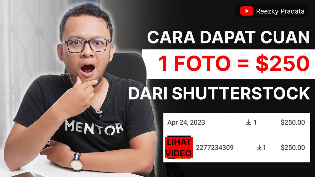 Rahasia Cara Dapat Royalti $250 Satu Kali Download dari Jual Foto Shutterstock