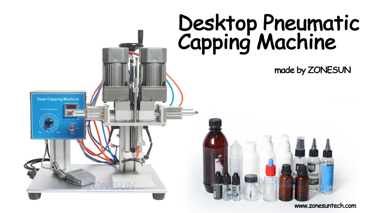How to use ZS XG6100  Desktop Dropper Bottle Screw Capping Machine
