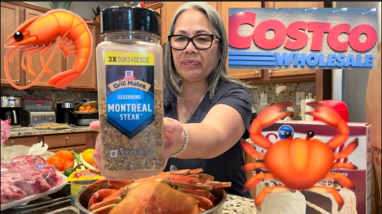 Tập 1863: Đi Chợ Costco Mua Cua 🦀 Rẻ Mua 1 Gia Vị  Đơn Giản  Nấu Nhiều Món Ngon 
