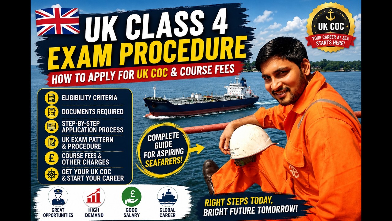 UK Class 4 Exam Procedure | How to Apply for UK COC & Course Fees