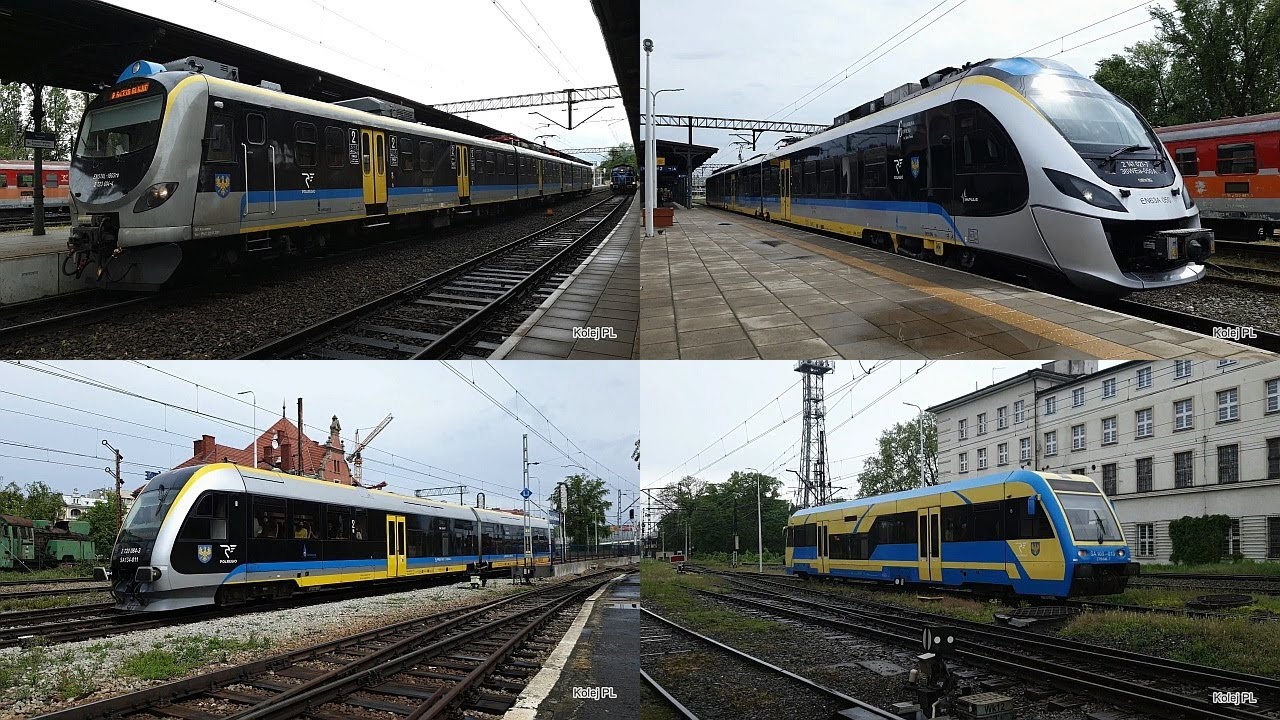 Opole Główne - Pociągi POLREGIO | SA103, SA134, ED72Ac, EN57AL, EN57, 36WEa
