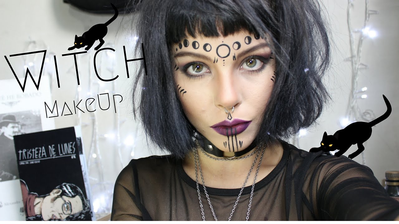 WITCH MAKEUP ♥ MAQUILLAJE OSCURO ♥ BRUJA