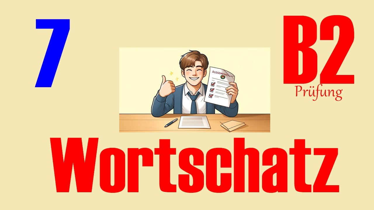 Wortschatz Kapitel 7  Linie 1 Beruf  Deutsch B2