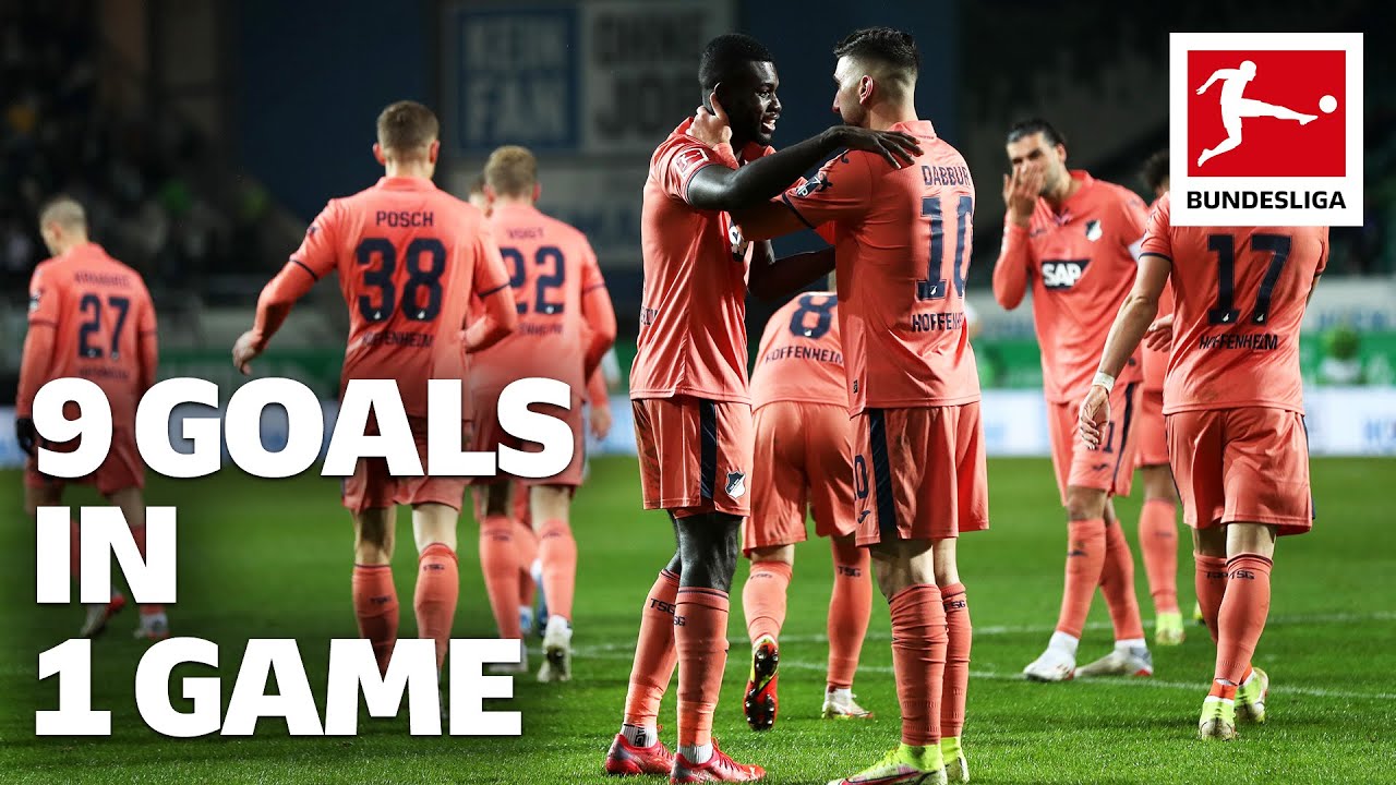 Incredible Nine Goals in One Game! SpVgg Greuther F&uuml;rth vs. TSG Hoffenheim