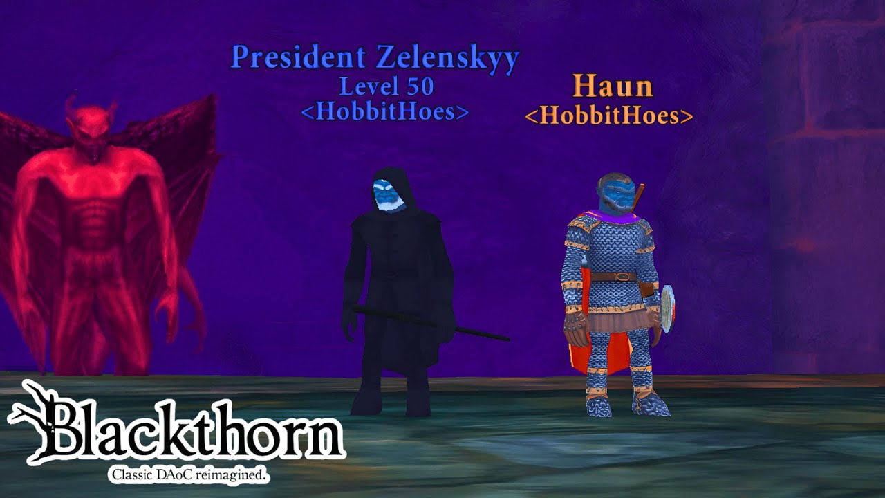 Haun and President Zelenskyy Goes To Darkness Falls | DAoC Blackthorn Beta