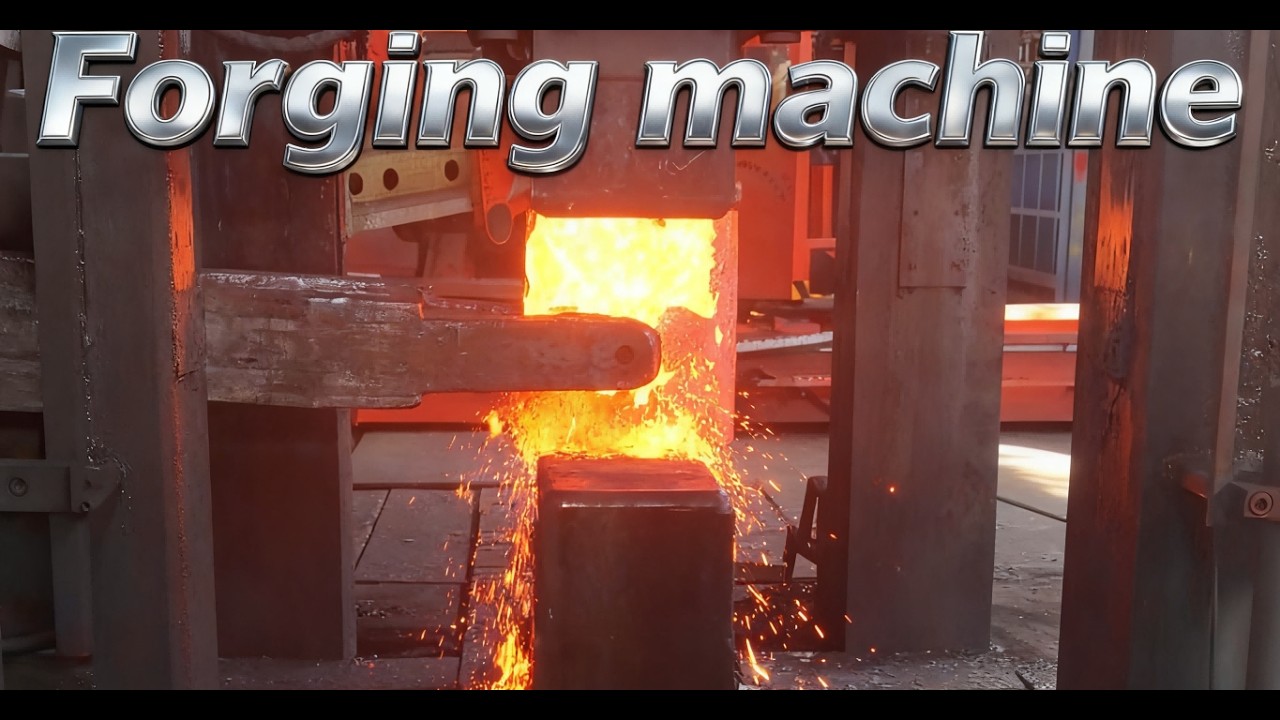 Inside the forging factory Open-Die Forging of Oil & Gas Equipment Components #forge #forging