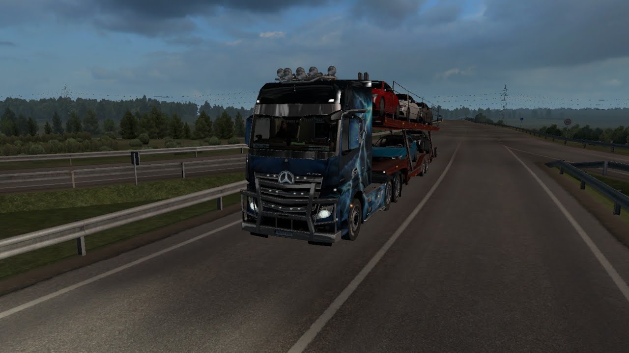 VORTEX Hauling! ETS2 Timelapse | Aberdeen - St Petersburg1