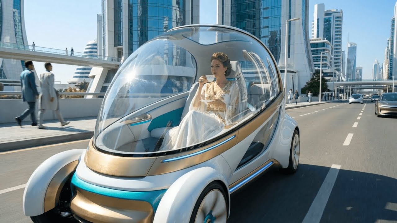 Luxury Life in 2080: Future Commute Ambience (4K AI Visuals)