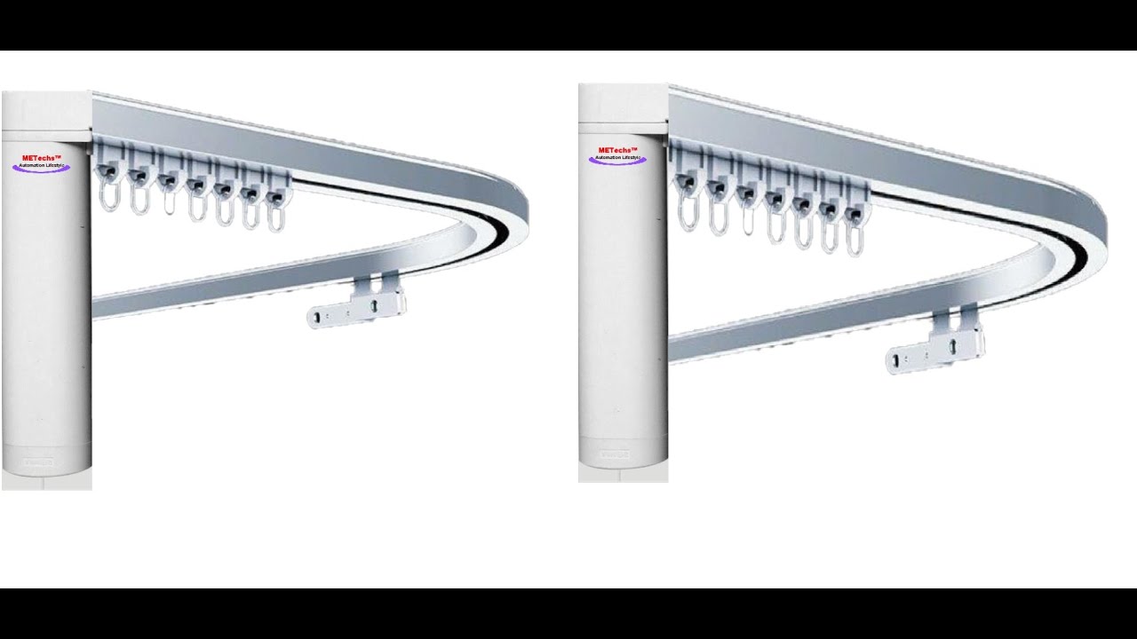 The Best  Curved Flexible Drapery Track Fits Any Shape Windows || DIY CL200BT-CT Custom Curtain Rods
