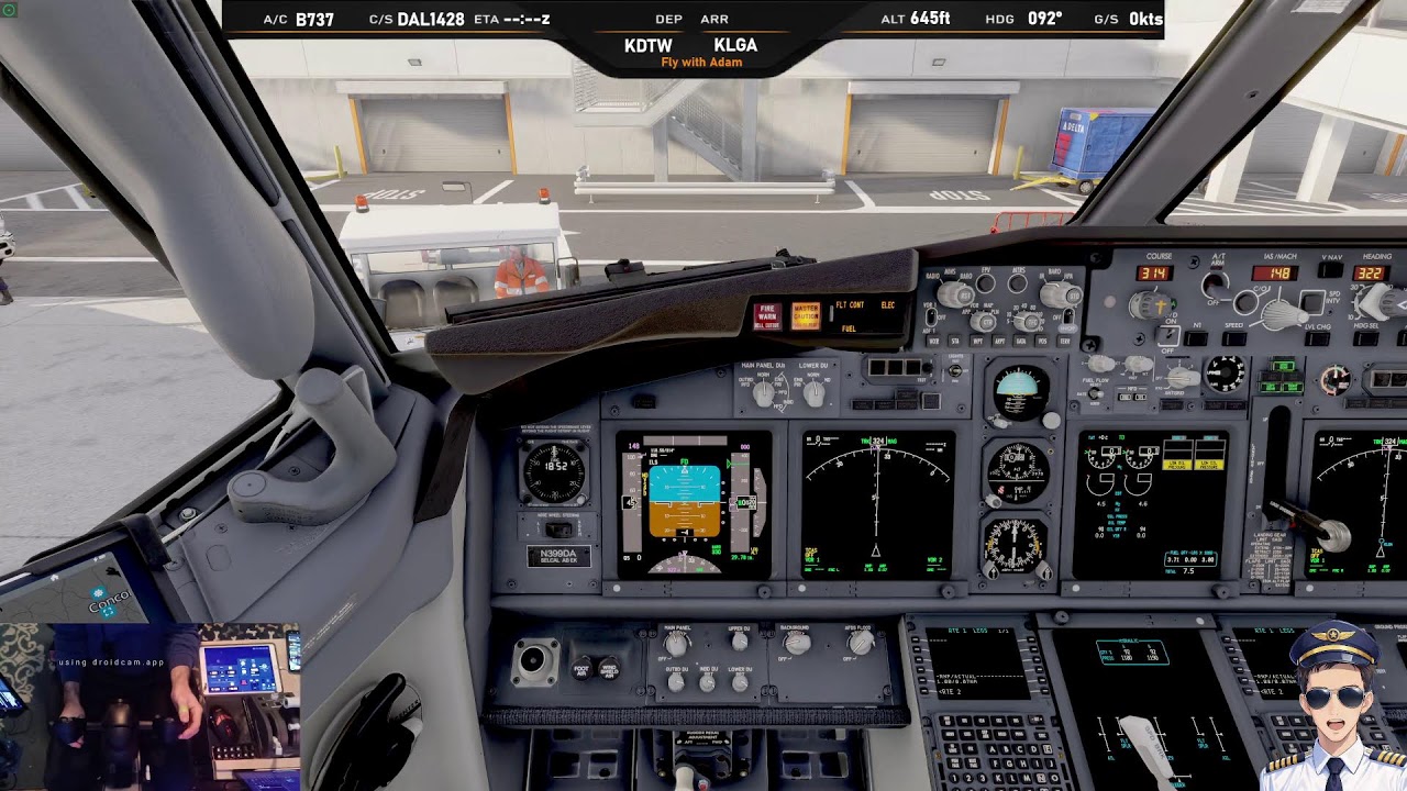 MSFS LIVE / DETROIT - LAGUARDIA