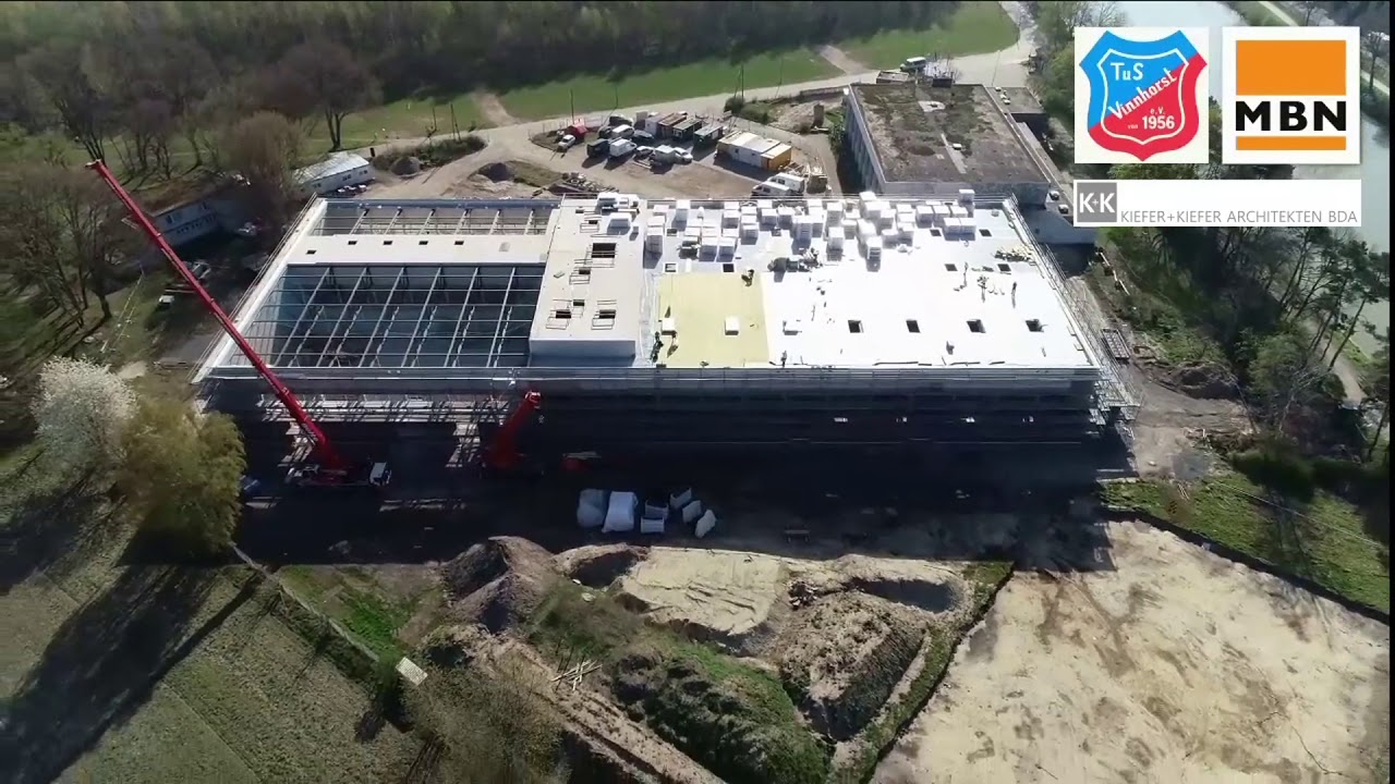 Luftbildaufnahmen Sporthalle TuS-Vinnhorst in Hannover