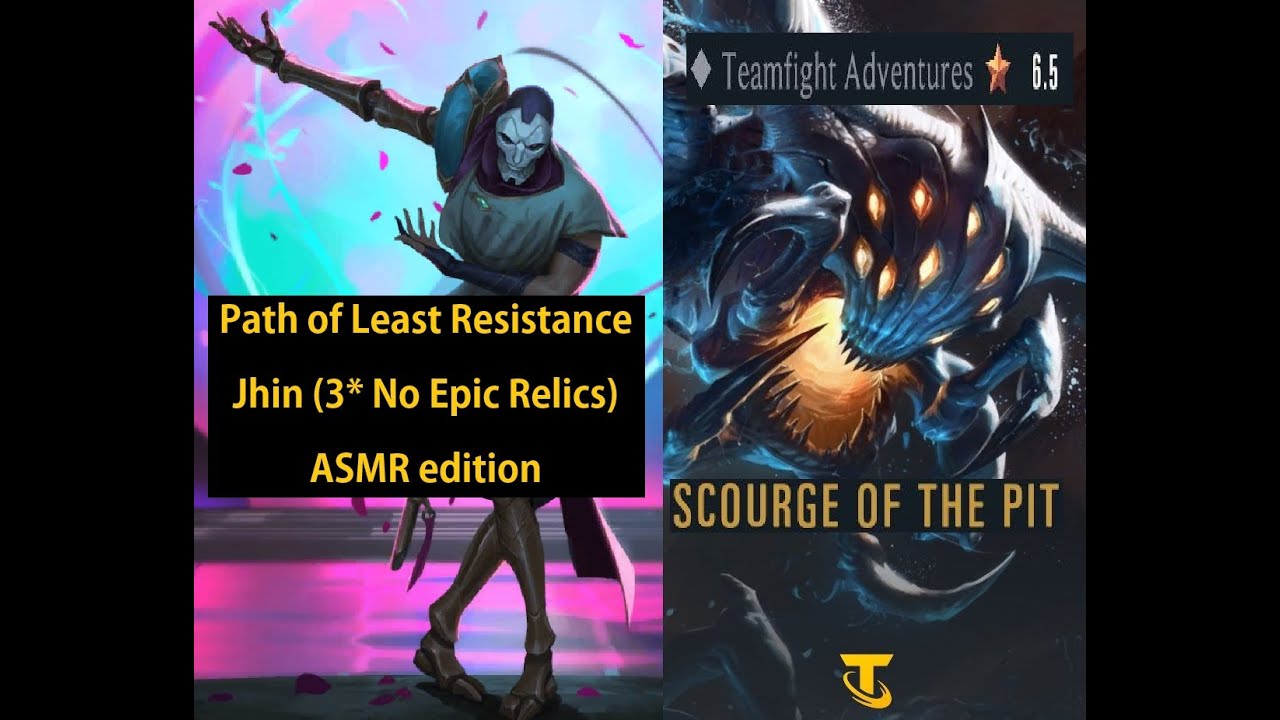 Jhin vs Baron Nashor (3* No Epic Relics) - Scourge of the Pit - Teamfight Adventures