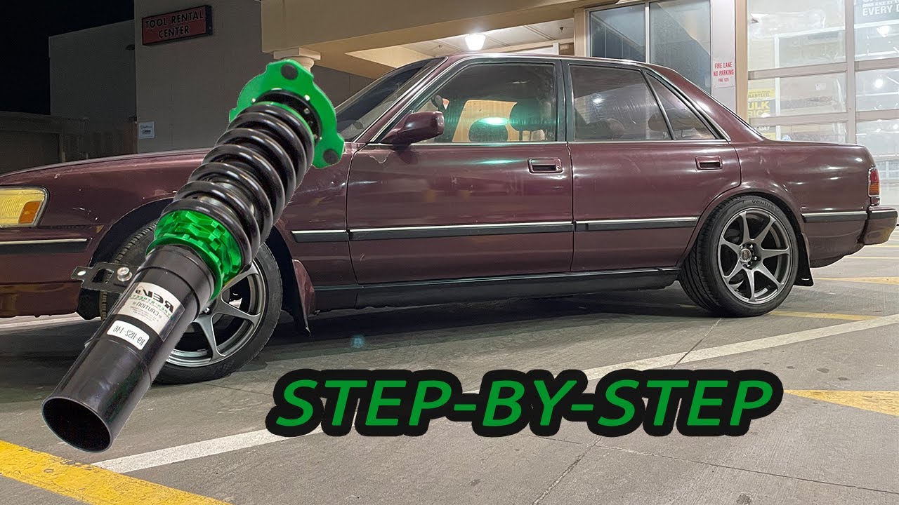 Toyota Cressida Coilovers step-by-step INSTALL