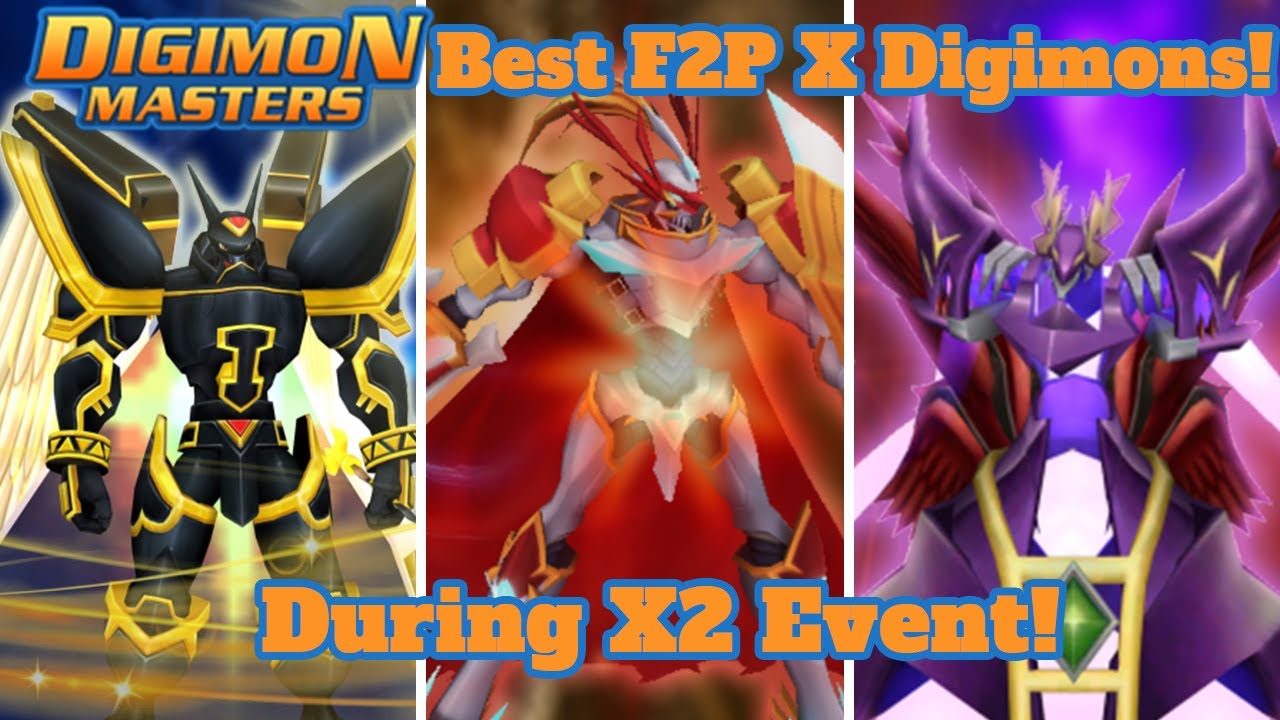 DMO Best X Digimons To use During X2 Stats Event - Digimon Masters Online