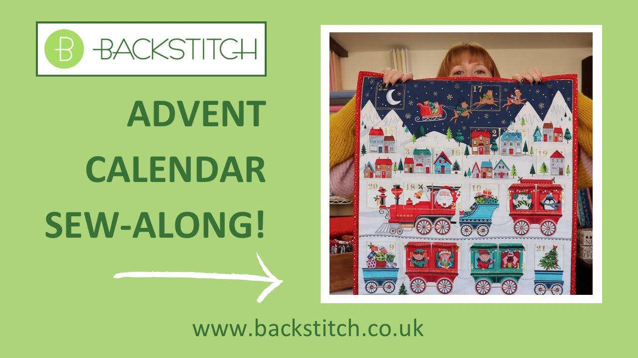 Sewing an Advent Calendar Panel SEW-ALONG! Makower Santa Express Advent Calendar