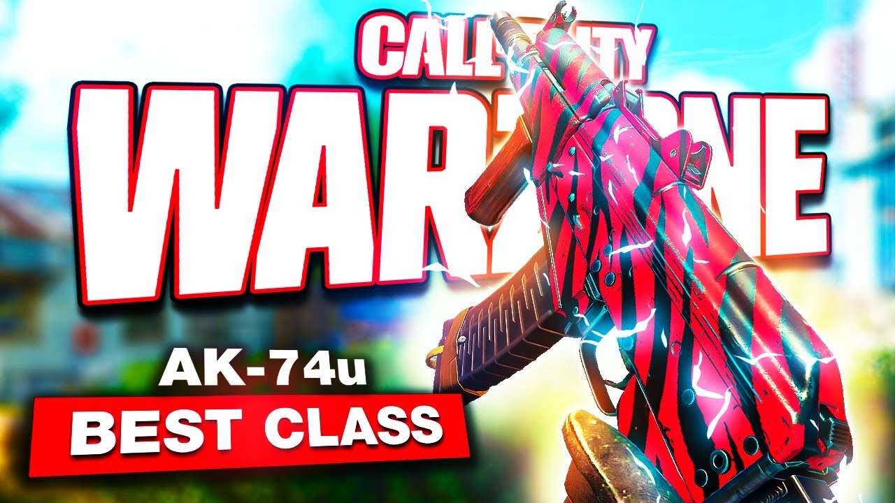 CREATE THE MOST OVERPOWERED WARZONE "AK47U" IN THE GAME😤!!! AK74U BEST CLASS SETUP | (COLD WAR)