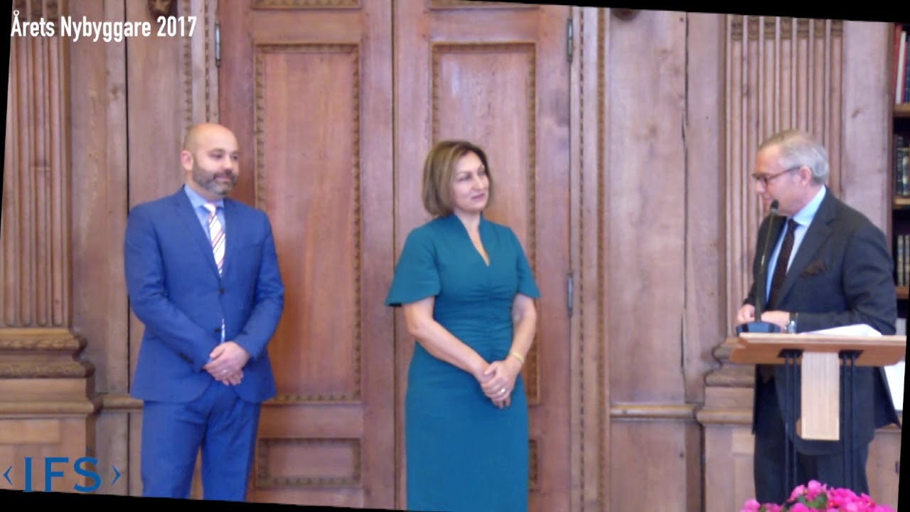 Årets Nybyggare 2017. Cermoni Stockholms Slott