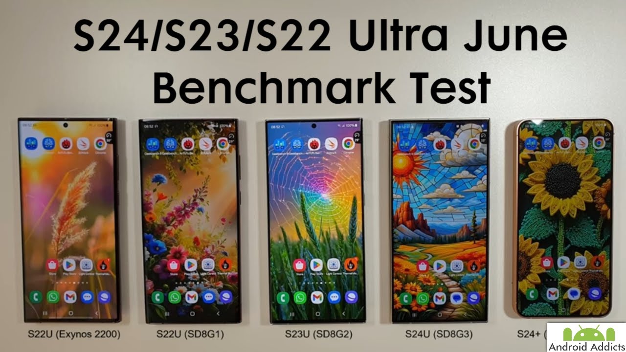 S24 Ultra vs S24 Plus vs S23 Ultra vs S22 Ultra June Benchmark Test