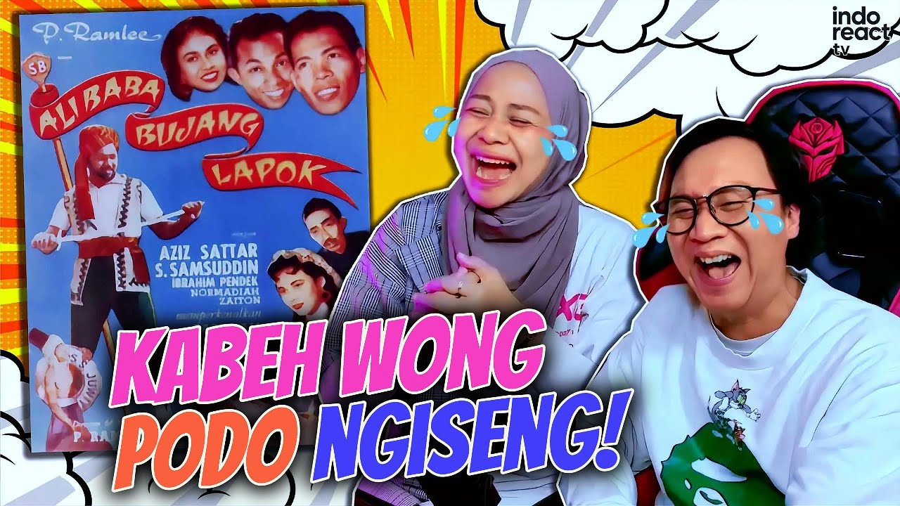 😭LUPA BUNYI PASSWORD‼️ ALI BABA BUJANG LAPOK - Part 2 | FILEM P.RAMLEE | REACTION | INDOREACTTV