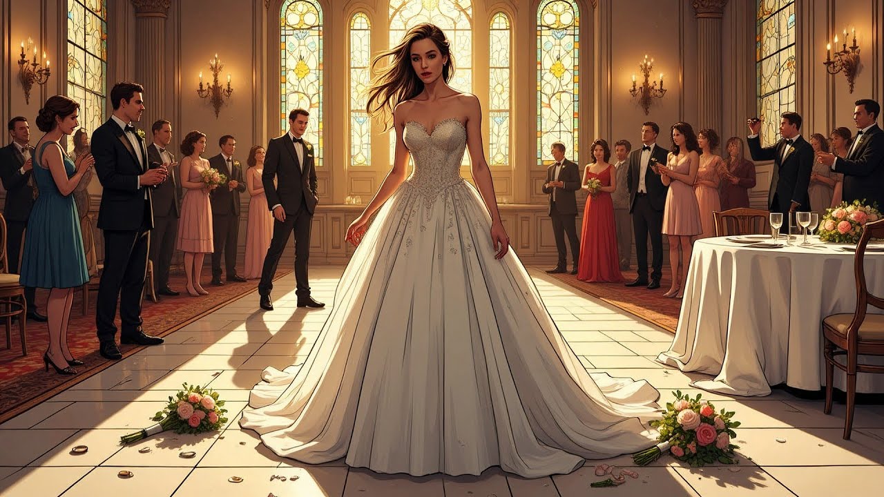 Ella llegó 5 horas tarde a la boda por su amante, cuando vio que yo ya no estaba, se derrumbó.