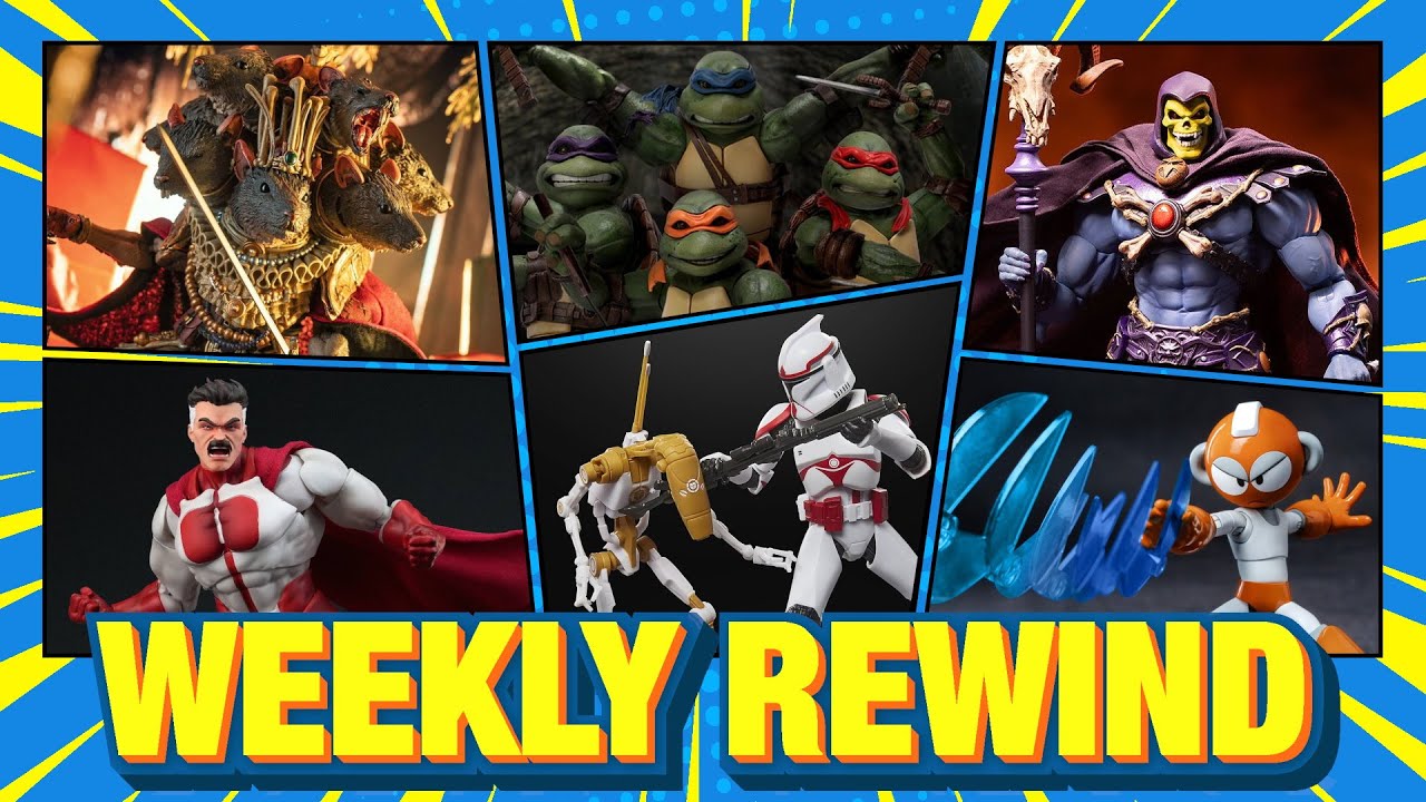 Еженедельный обзор! Эпизод 100: Непобедимые TMNT MOTU Звёздные войны Человек-паук Mega Man Street...