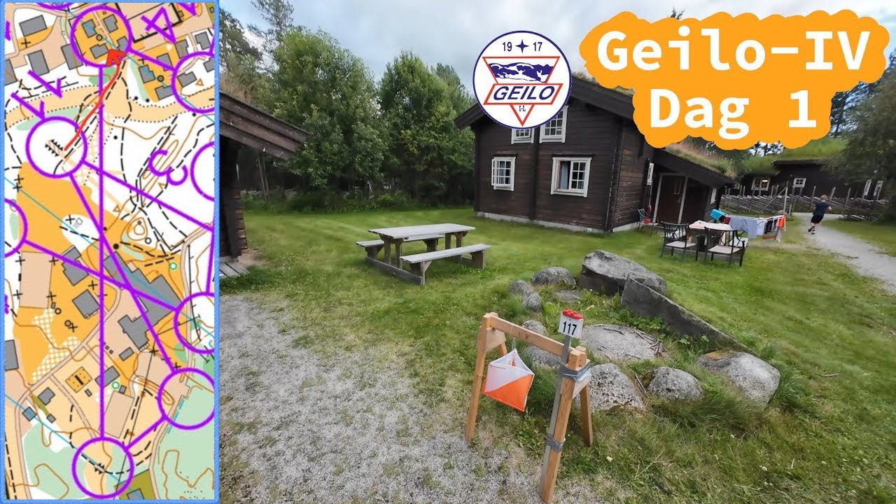 Headcam Orienteering: Geilo-IV Dag 1