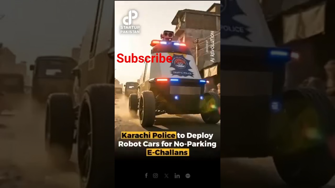 Karachi Traffic Police Launches New Robot Car for Automated Violation Monitoring