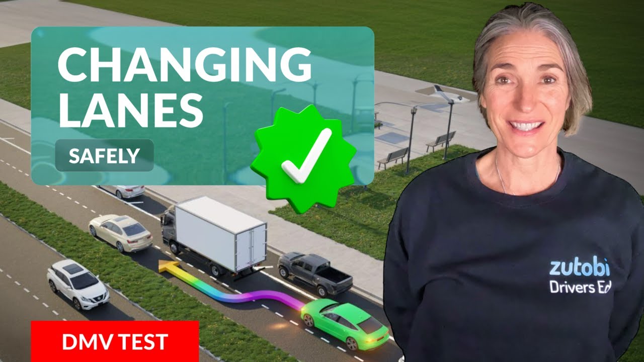 Как узнать, когда можно безопасно сменить полосу движения (базовый навык для экзамена по вождению)