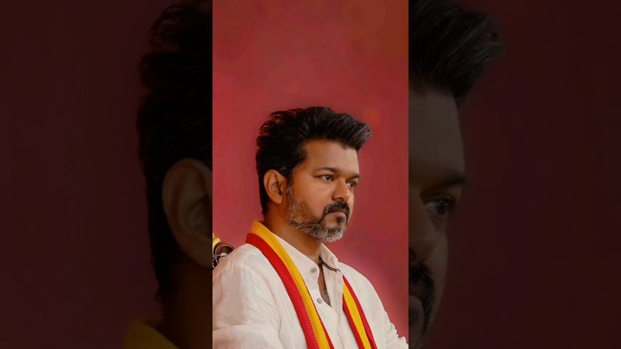 Focusing🎤 on Leadership and Power ❤️💛 #vijay #tvkvijay #Leader #power